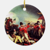 プリンストンの戦いの概要のMercer死 セラミックオーナメント (裏面)