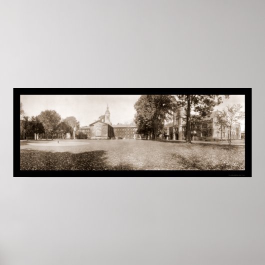 プリンストン大学写真1909 ポスター (正面)