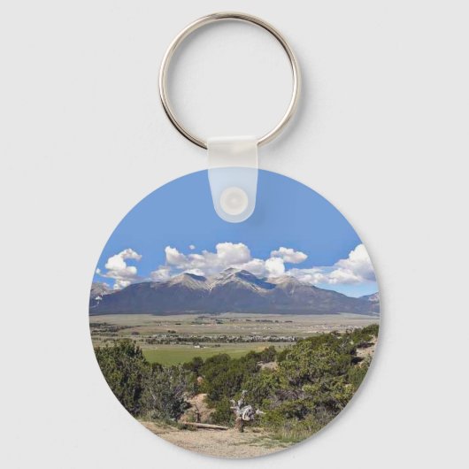 プリンストン山とアーカンソー川流域 キーホルダー (正面)