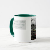 プリンストン港ハーフムーンベイ、カリフォルニア マグカップ (正面左)