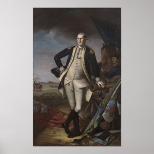 プリンストン1781年の戦いのジョージ・ワシントン ポスター