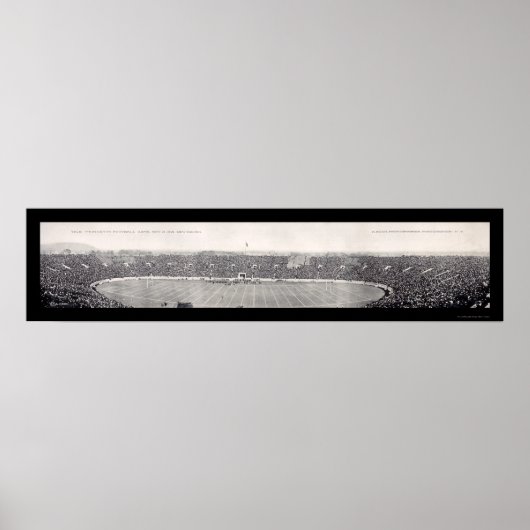 プリンストン・イェール・フットボール写真1915 ポスター (正面)