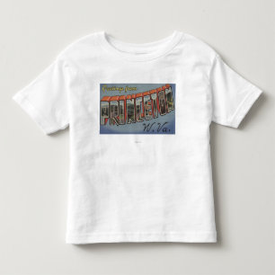 プリンストン、ウェストヴァージニア-大きい手紙場面 トドラーTシャツ