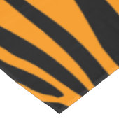 プリンストン・オレンジ・ゼブラ印刷 テーブルクロス (アングル)