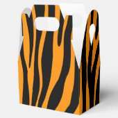 プリンストン・オレンジ・ゼブラ印刷 フェイバーボックス (オープン)