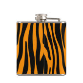 プリンストン・オレンジ・ゼブラ印刷 フラスク (裏面)