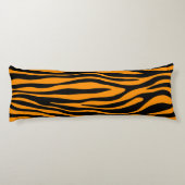 プリンストン・オレンジ・ゼブラ印刷 ボディピロー (裏面)