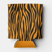 プリンストン・オレンジ・ゼブラ印刷 缶クーラー (正面)