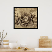 プリンスドジョインヴィル奉仕者の四半期1862 ポスター (キッチン)