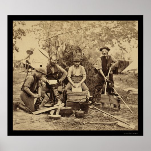 プリンスドジョインヴィル奉仕者の四半期1862 ポスター (正面)