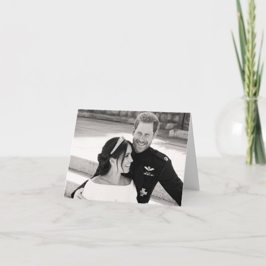 プリンスハリーとメガン王室のマルクル結婚ズ カード (正面)