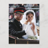 プリンスハリーとメガン王室のマルクル結婚ズ ポストカード (正面)