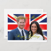 プリンスハリーとメガン王室のマルクル結婚ズ ポストカード (正面/裏面)