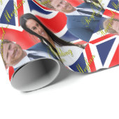 プリンスハリーとメガン王室のマルクル結婚ズ ラッピングペーパー (ロールコーナー)