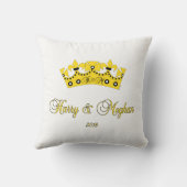 プリンスハリーとメ王室のガ結婚ンの2018 クッション (裏面)