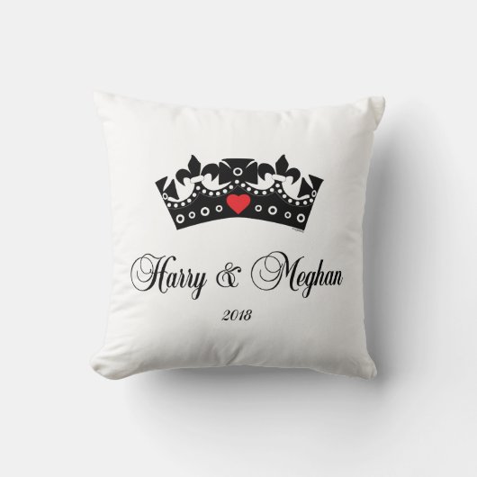 プリンスハリーとメ王室のガ結婚ンの2018 クッション (正面)