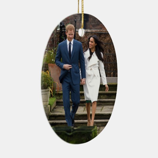 プリンスハリーメガン王室のマルクル結婚ズ セラミックオーナメント (右)