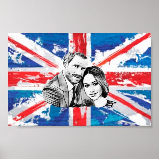 プリンスハリー婚約 ポスター (正面)