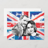 プリンスハリー婚約 案内ポストカード (正面/裏面)