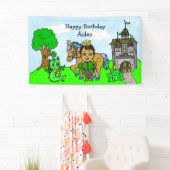 プリンスパーソナライズされた誕生日バナー 横断幕 (インサイチュ)