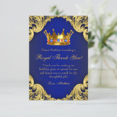 プリンスファンシーバースデーパーティーサンキューカード サンキューカード (スタンド正面)