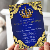 プリンスファンシーベビーシャワー招待状 招待状