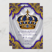 プリンスファンシー誕生日パーティー 招待状 (正面/裏面)