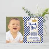 プリンスファースト誕生日サンキューカード|青王室の 招待状 (スタンド正面)