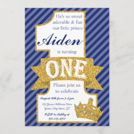 プリンスファースト誕生日招待状（封筒あり） 招待状