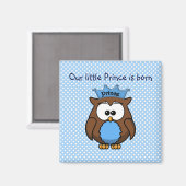 プリンスフクロウ マグネット (正面/裏面)