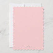 プリンスフロッグをテーマにしたブライダルシャワー 招待状 (裏面)