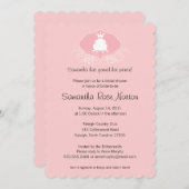 プリンスフロッグをテーマにしたブライダルシャワー 招待状 (正面/裏面)