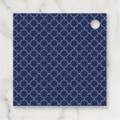 プリンスブルー王室のシルバーシャワーありがとう フェイバータグ (裏面)