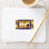 プリンスブ王室のルーベビーシャワーリーガル金ゴールドボーイ ラベル (インサイチュ)