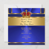 プリンスブ王室のルーボーイ赤金ゴールドクラウン 招待状 (裏面)
