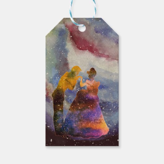 プリンスプリンセスアカスタムートラベル ギフトタグ (正面)