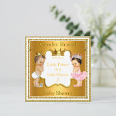 プリンスプリンセスジェンダーが赤ちゃんシャワーブルネットを明かす 招待状 (スタンド正面)