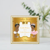 プリンスプリンセスジェンダーが赤ちゃんシャワー民族を明らかにする 招待状 (スタンド正面)