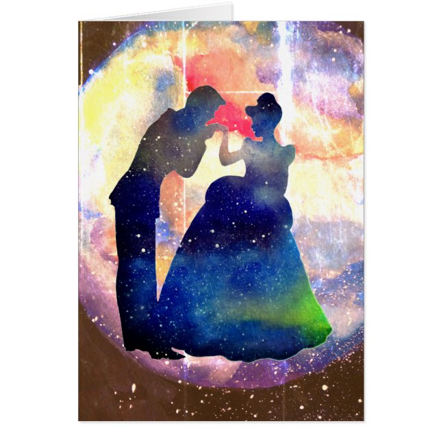 プリンスプリンセスラブグリーティングカード、標準 (正面)