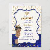 プリンスベイビーシャワーの招待状、リトルプリンス 招待状 (正面)