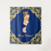 プリンスベイビーシャワーバックドロップ タペストリー (正面)