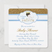 プリンスベイビーシャワー 招待状 (裏面)