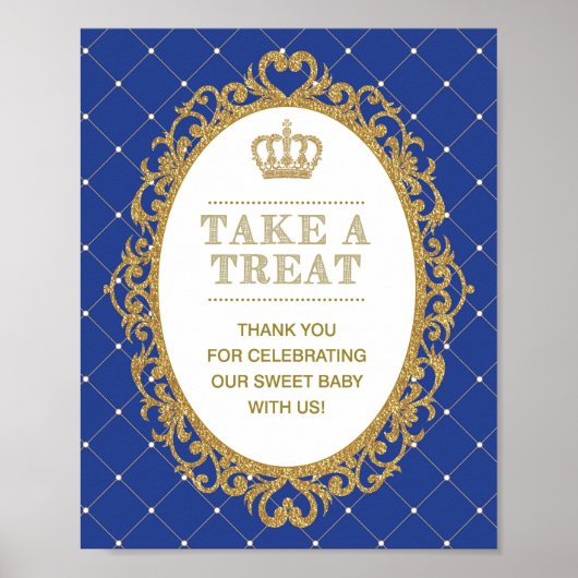 プリンスベビーシャワーは、キャンディバーの看板を好む ポスター (正面)