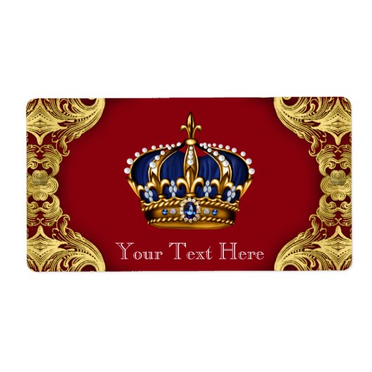 プリンスベビーシャワーウォーターボトル ラベル (正面)