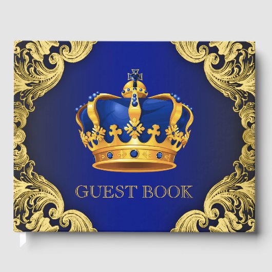 プリンスベビーシャワーゲストブック ゲストブック (正面)