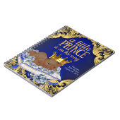 プリンスベビーシャワーゲストブック ノートブック (左側)