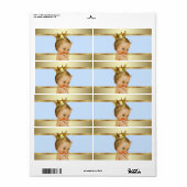 プリンスベビーシャワー水筒ラベル ラベル (フルシート)