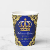 プリンスベビーシャワー紙カップ 紙コップ (裏面)