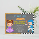 プリンスベースボール合同パーティー 招待状 (スタンド正面)