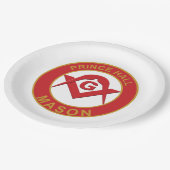 プリンスホール・メイスン ペーパープレート (アングル)